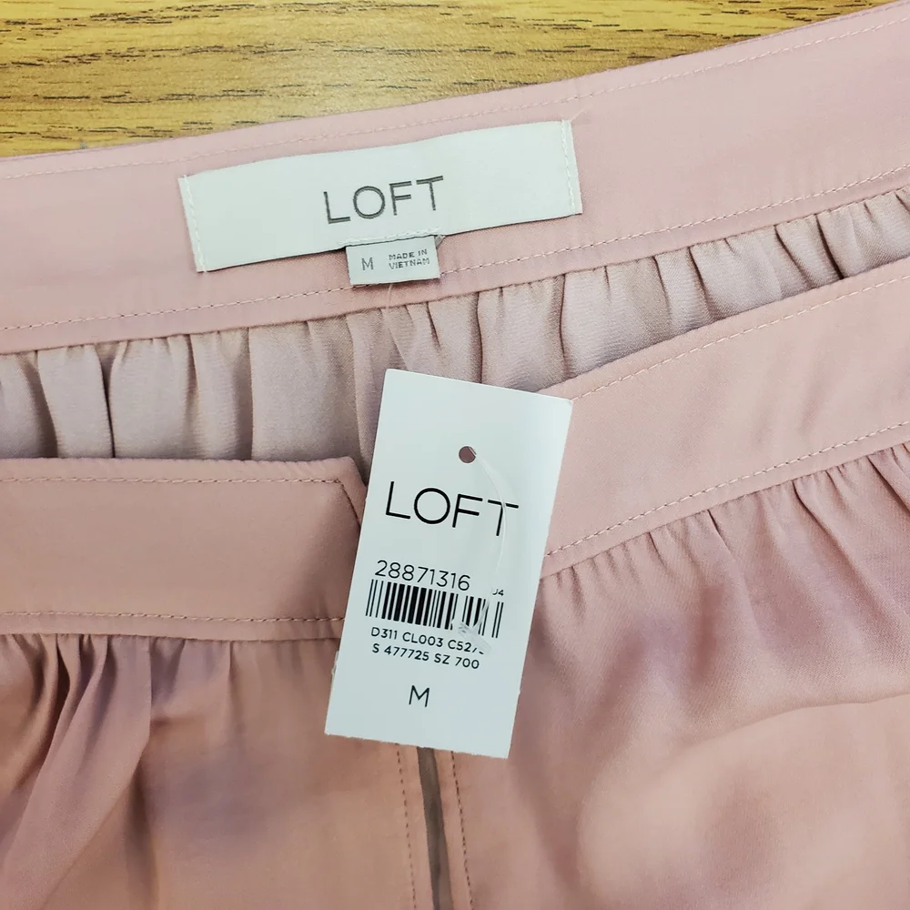 LOFT Blush Pink Long Sleeve Blouse - Picture 5 of 8